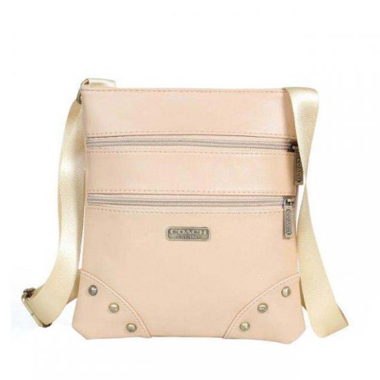 Coach North South Small Ivory Crossbody Bags DPX Coach North South Small Ivory Crossbody Bags DPX